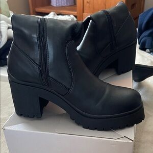 Madden Girl Women's knee high black boots